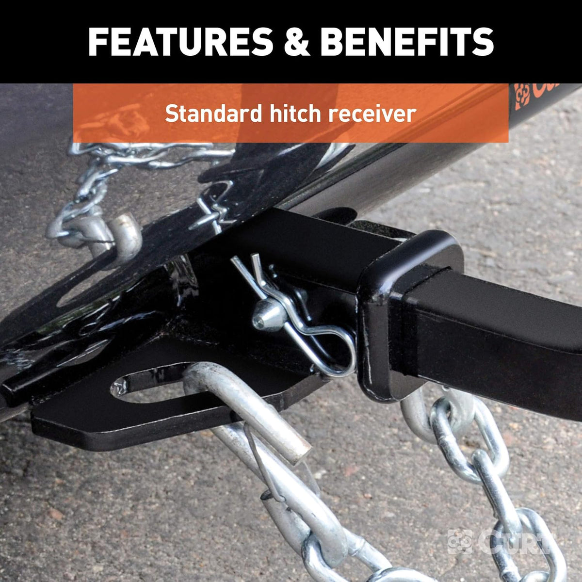 Class 1 Trailer Hitch with Ball Mount, 1-1/4-In Receiver W334163