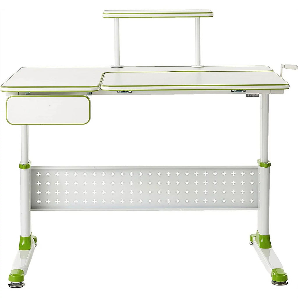 Green Height Adjustable Children's Chair with Study Desk P4053