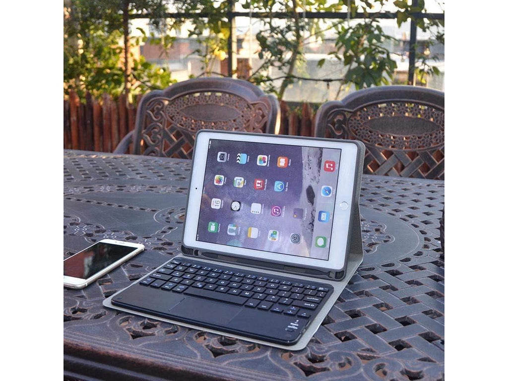 Slim Leather Folio Keyboard Case for iPad Mini 5 4 3 2 1 with Pencil Holder T764980