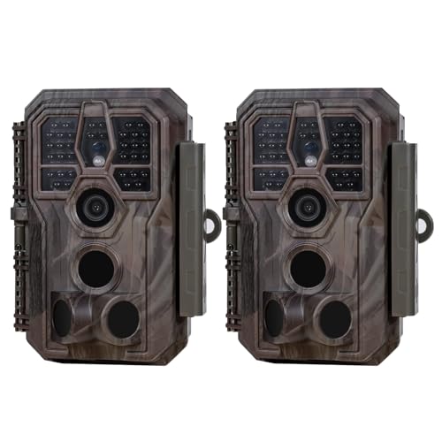 64MP 1296p HD Video Trail Camera with 100ft Night Vision Motion Activated Waterproof Y875604