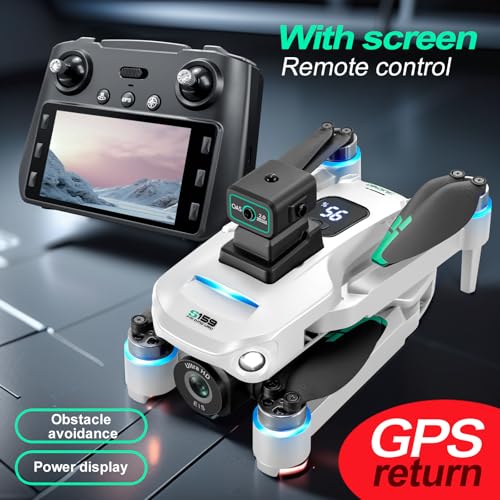 White 4K GPS UHD Drone with Camera O518942