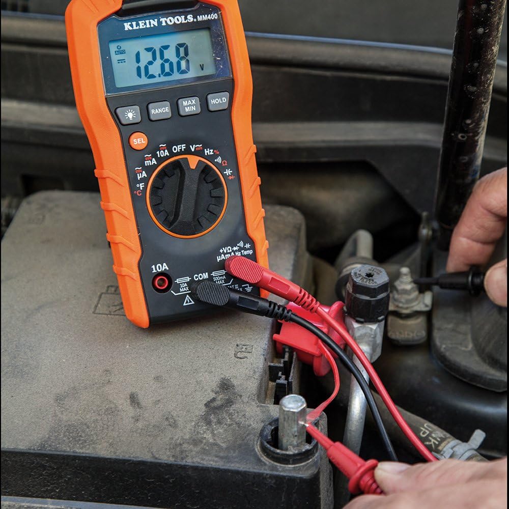 Digital Multimeter, Auto-Ranging, 600V, Pack of 2 B18728