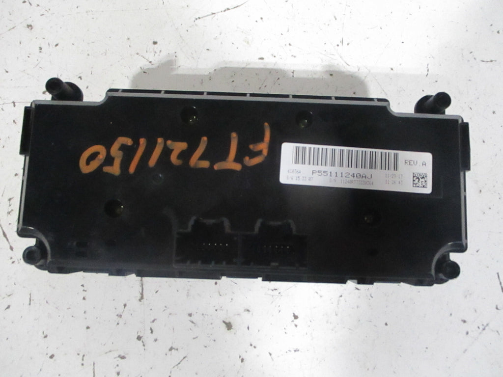 17-20 Dodge Caravan Front Dash AC Heater Temperature Control I2132