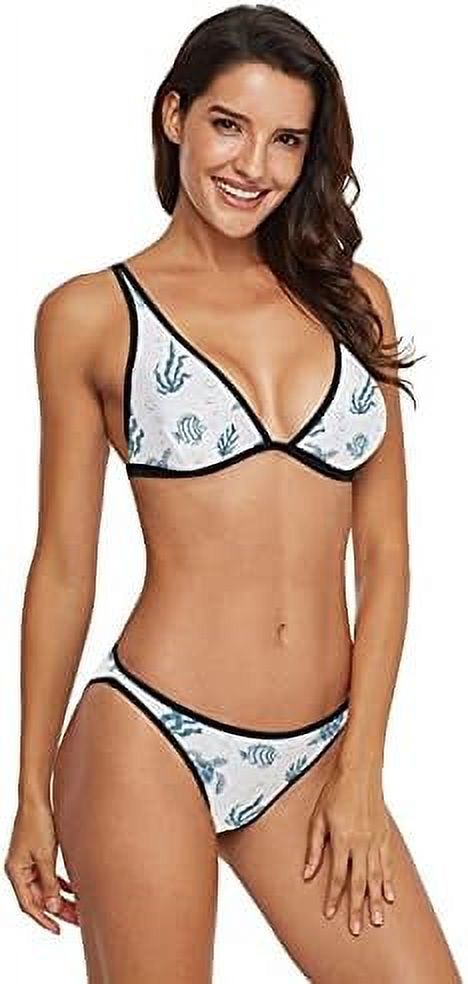 Two Piece Sea Turtle Bikini Swimsuits F9211