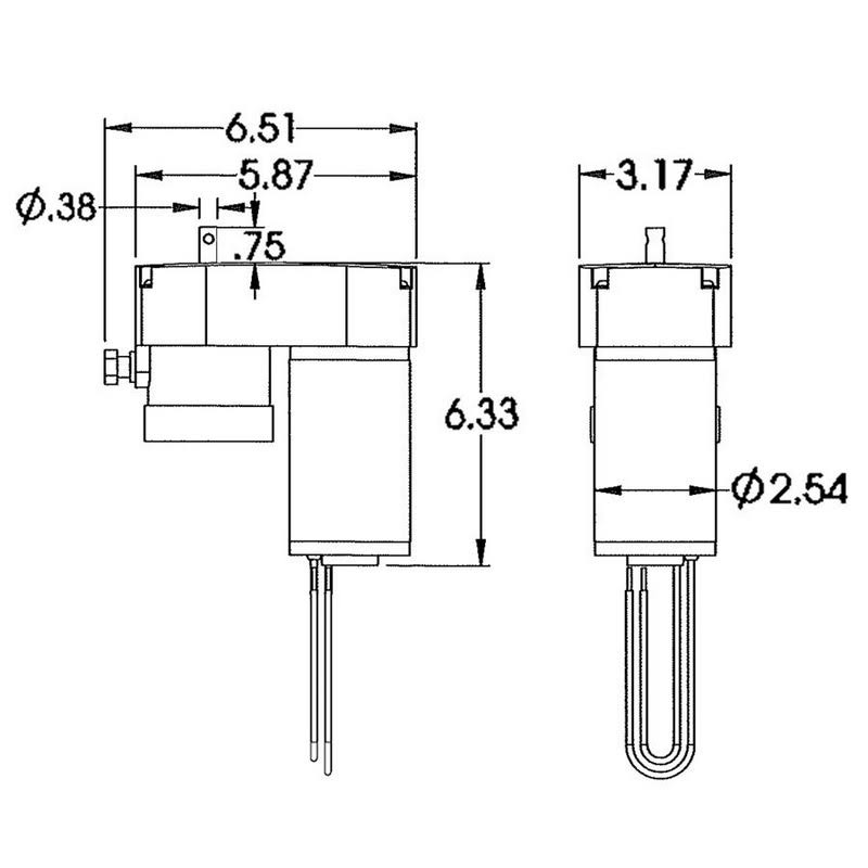 9000 RPM 18:1 Motor L44941