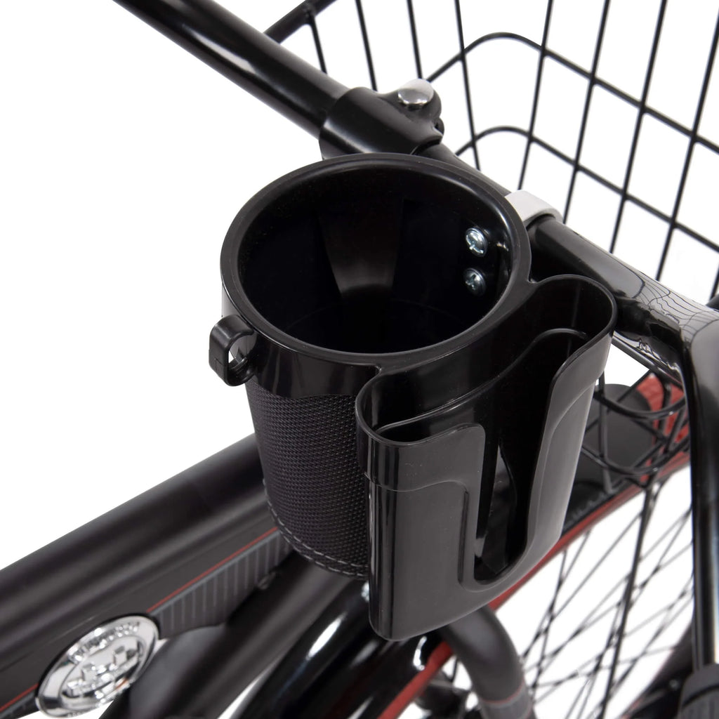26” Matte Black Cruiser Bike E863