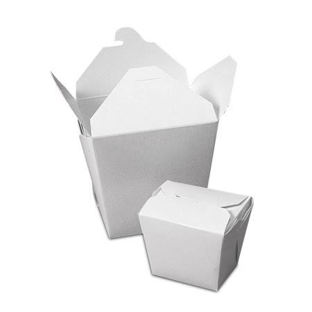 White Microwavable Take Out Box 1-1/2 Pint, Quantity: 400 V68507