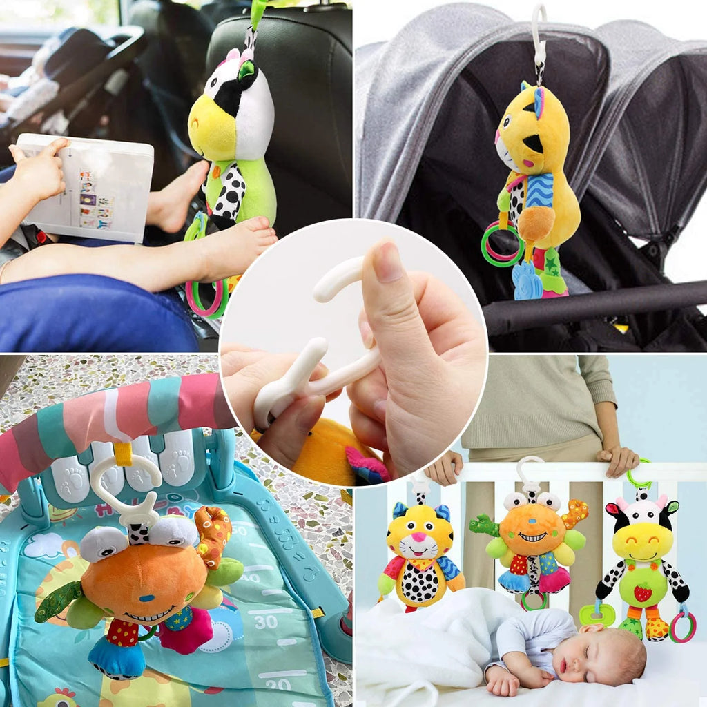 Tiger Baby Car Seat Toys with 24 Music and Teether Y108
