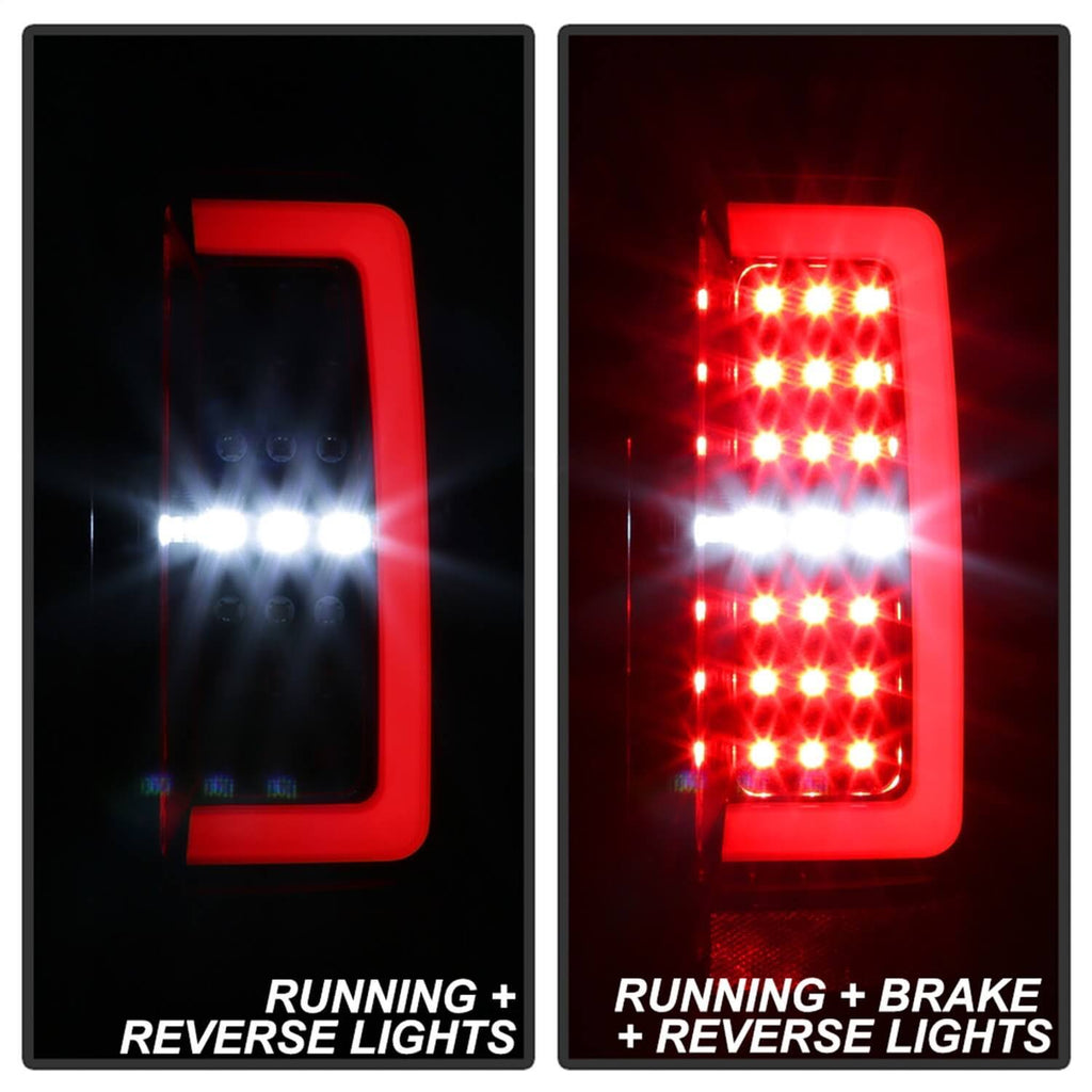 Black Smoke LED Tail Lights Y2556