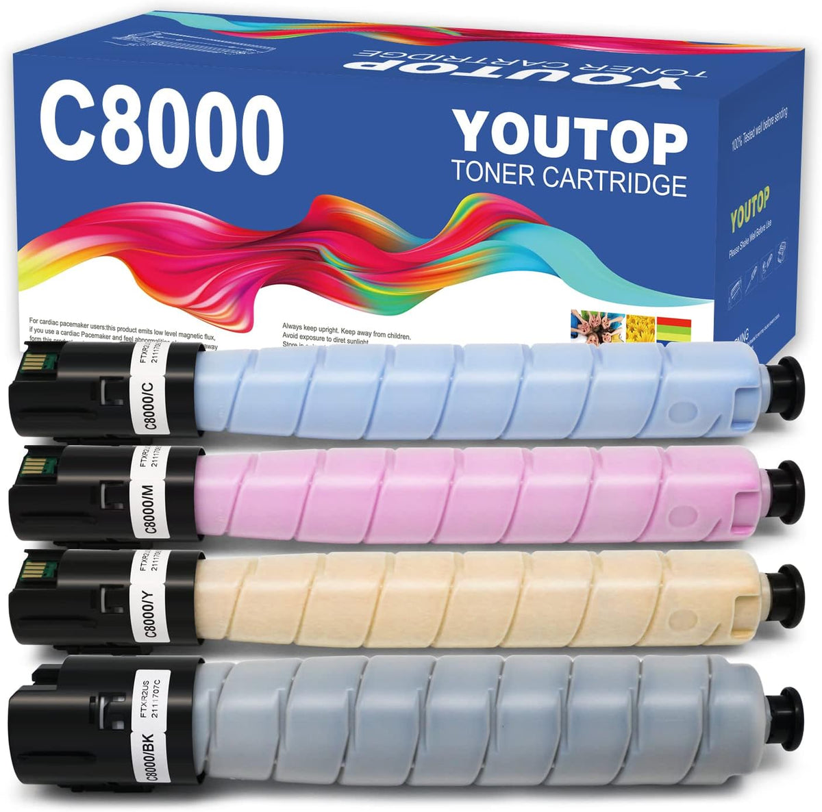 Black Toner Cartridge 2 Pack T508394