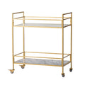 Polished Gold Iron Cart R171