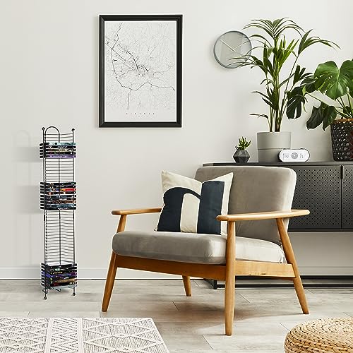 Black Steel Blu-Ray Rack K320