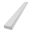 1 in. x 8 in. x 8 ft. Primed White Smooth Pine Shiplap Board R126