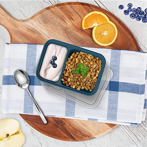 10 Trays & 10 Lids Reusable BPA-Free Snack Containers G40301