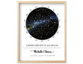 Custom Star Map Unframed Star Prints F811801