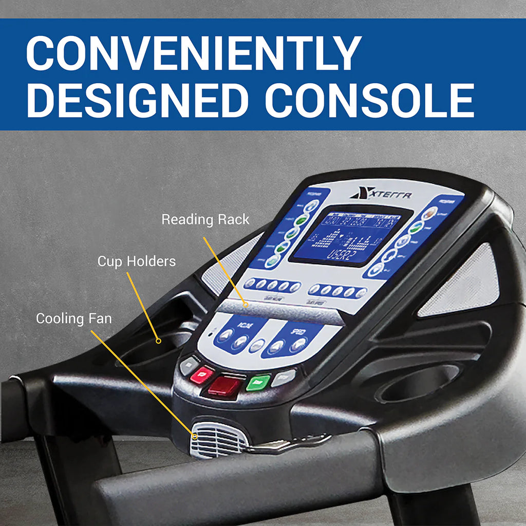 Folding Treadmill with Heart Rate Chest Strap Y84948