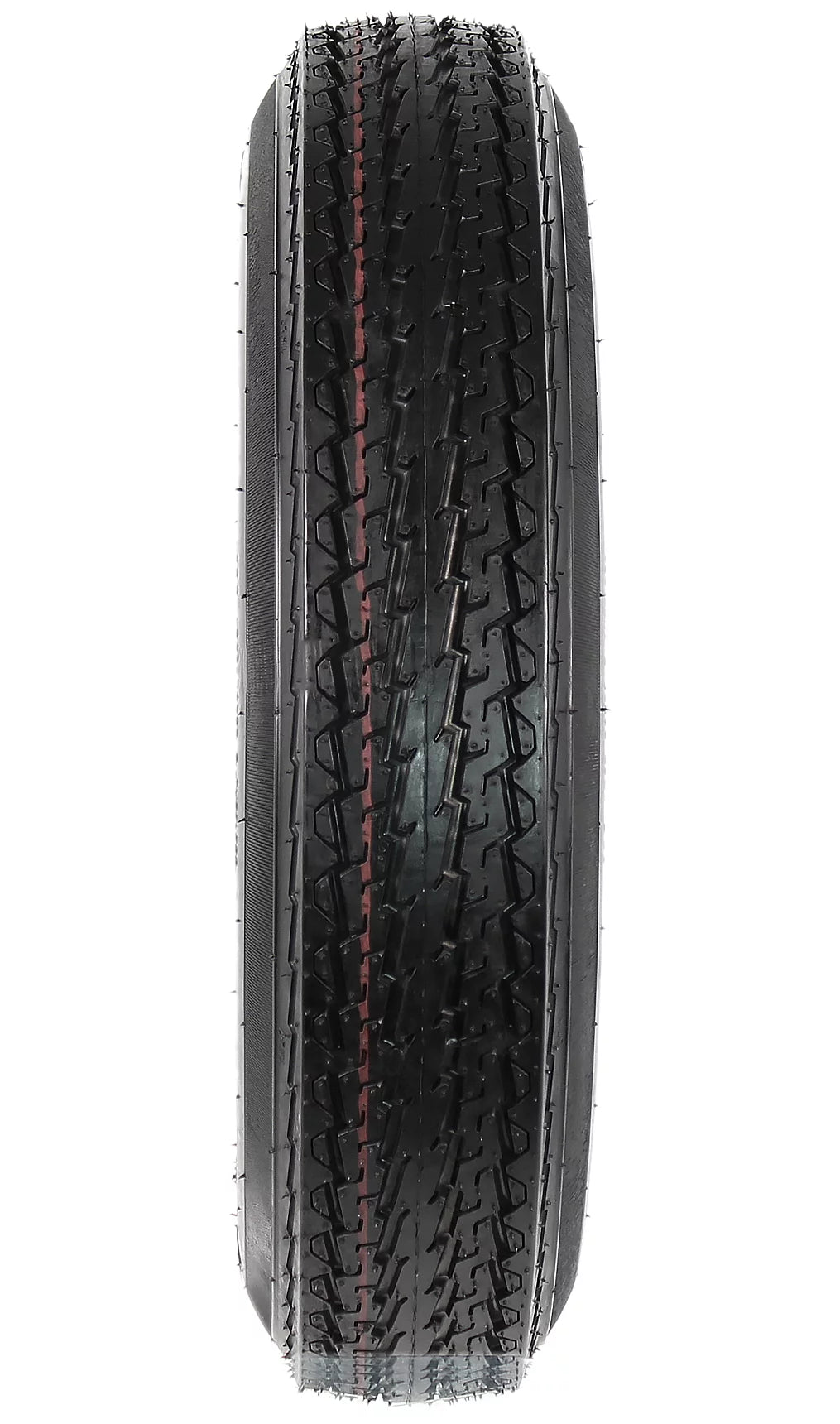 4.80-12 Trailer Tire On Rim 5 Lug White Spoke Wheel A649