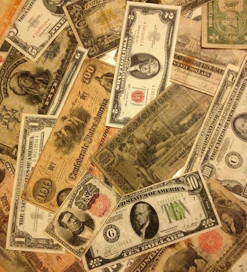 Old Currency Gold Silver Certificate Large Small G20782