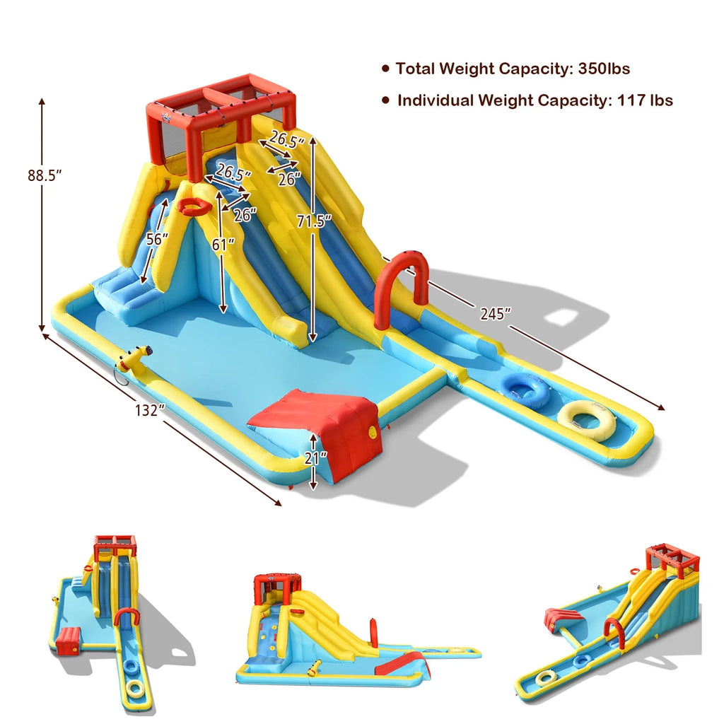 Inflatable Water Slide Castle X876