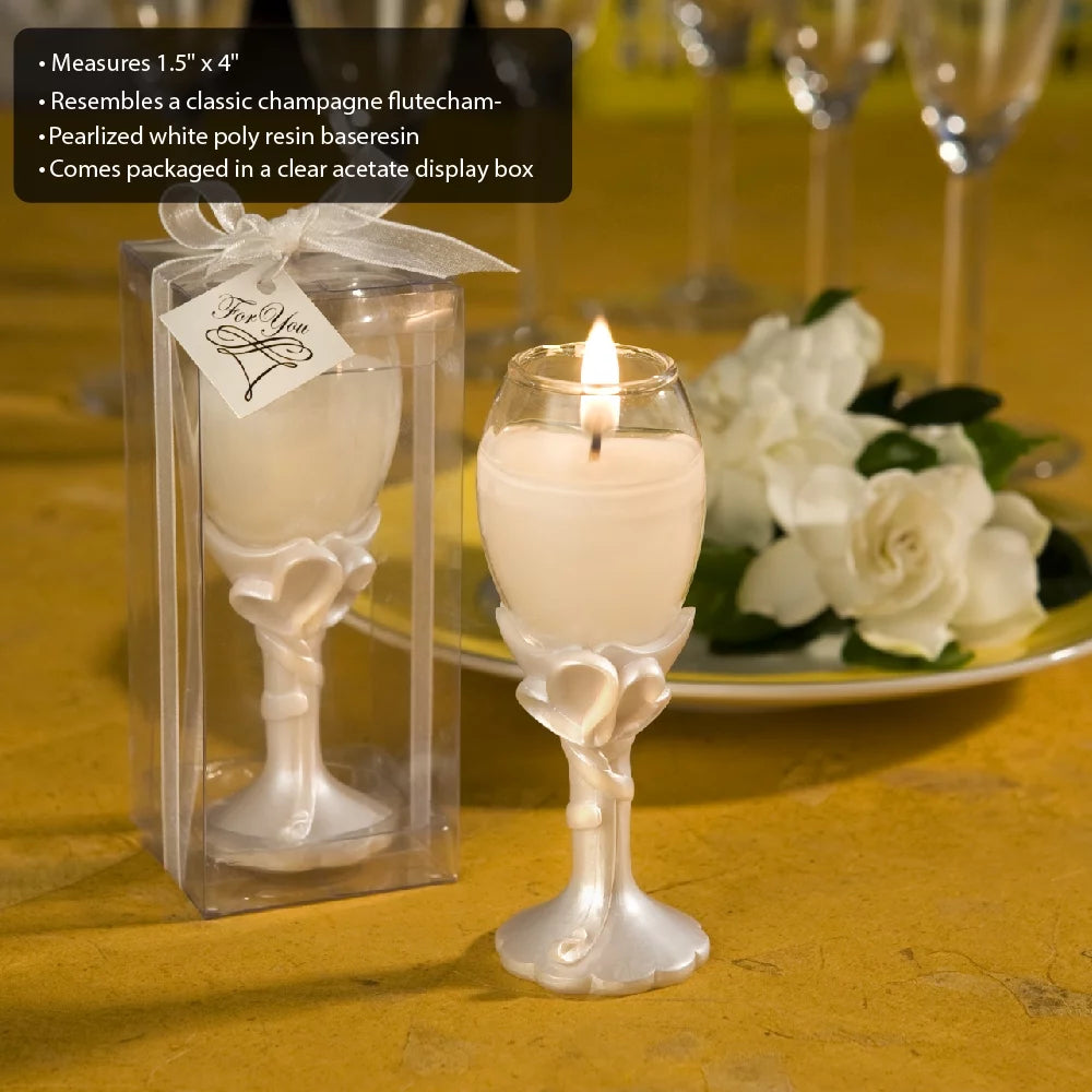 Champagne Flute Candle Holders T6478