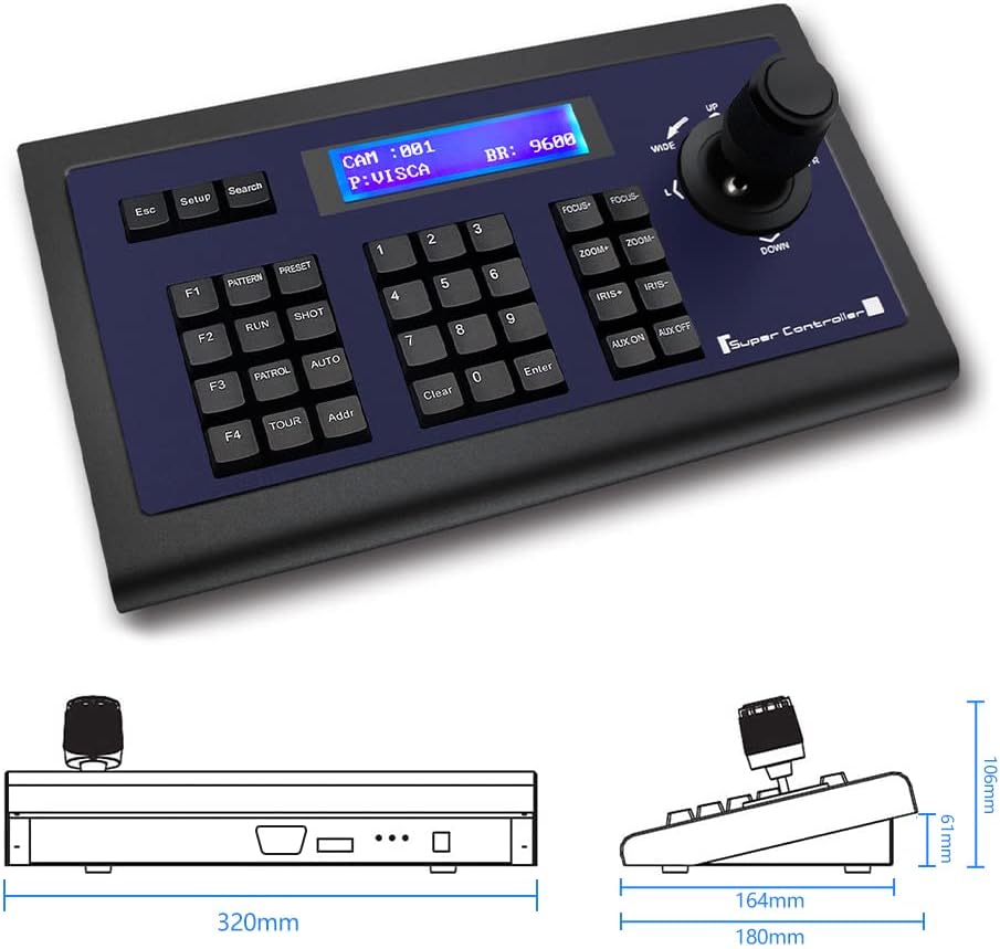 PTZ Camera Keyboard Controller U90455