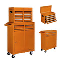 2 in 1 Steel Rolling Tool Chest, 8 Drawer, Black A681