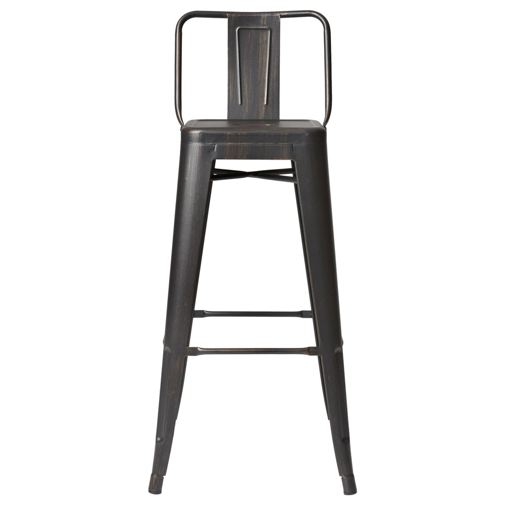 Black Steel Bar Stool (Set of 2) U6510