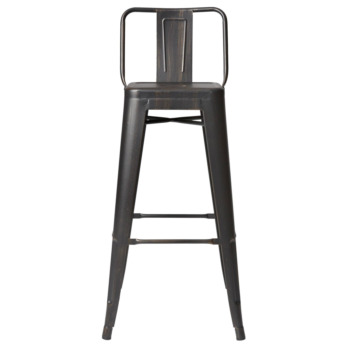Black Steel Bar Stool (Set of 2) U6510