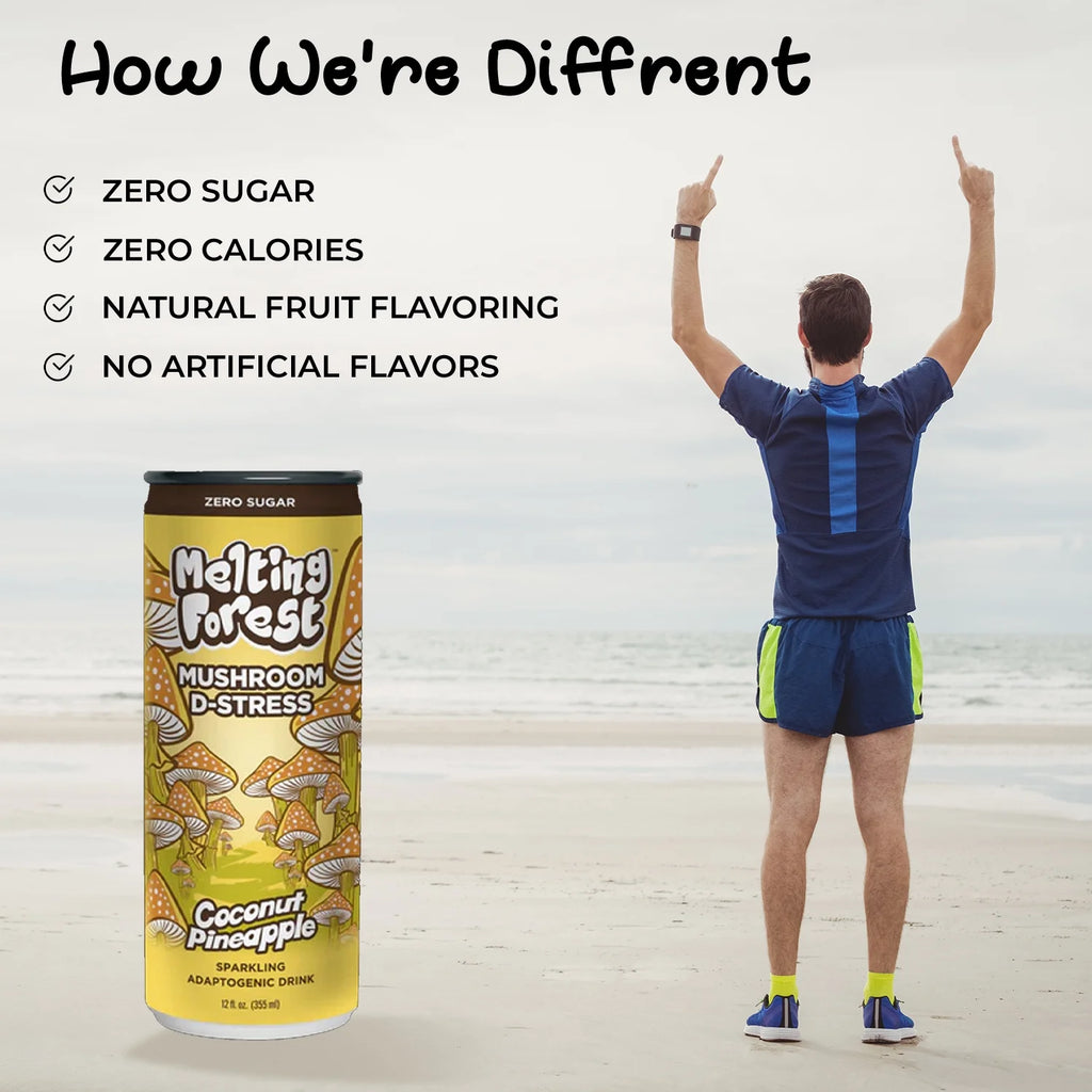 Coconut Pineapple Flavored Mushroom Sparkling Water Y57782
