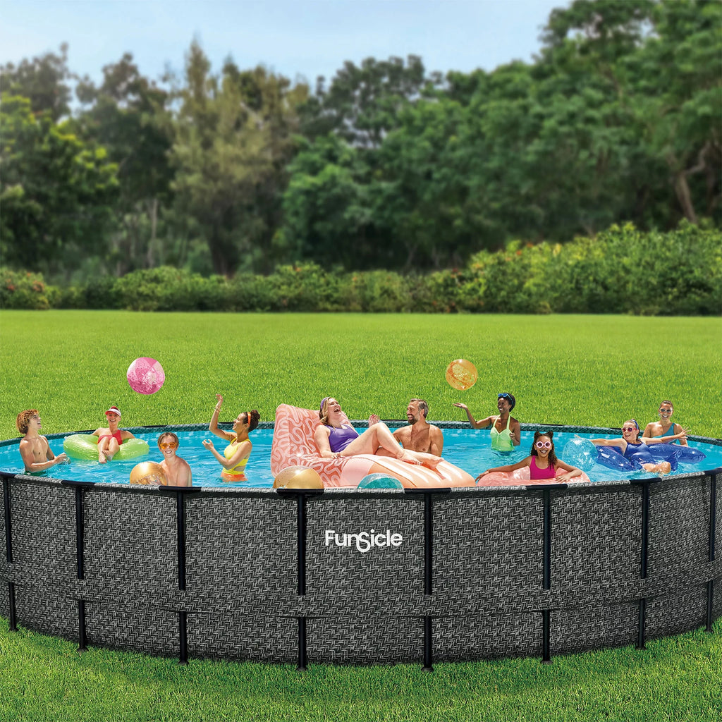 24' x 52" Round Above Ground Swimming Pool C89163
