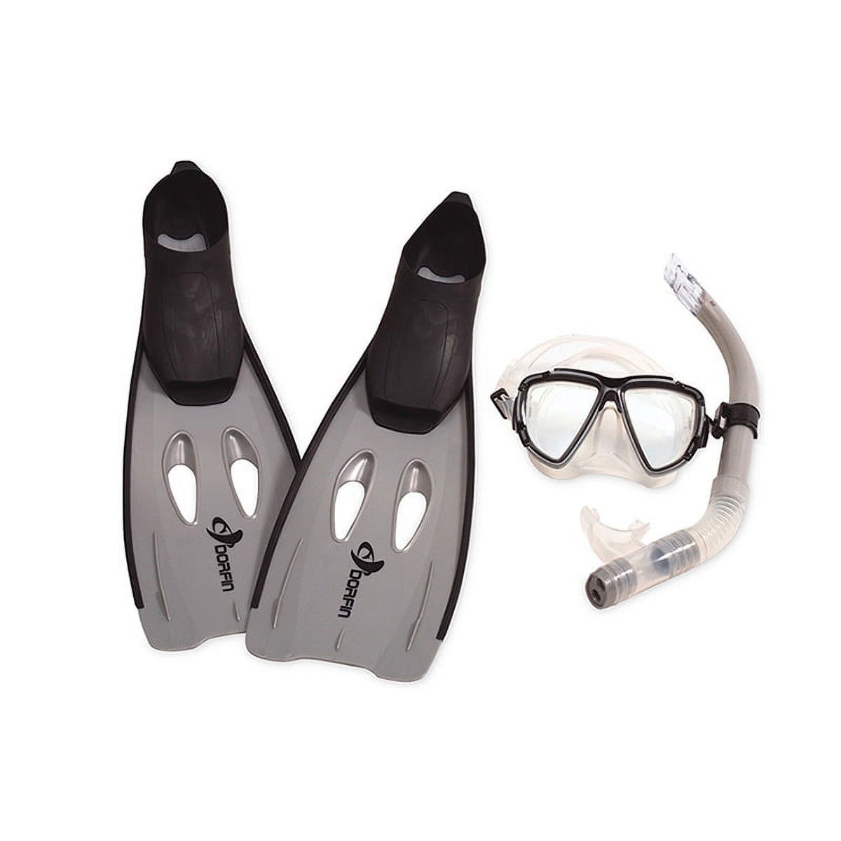 3pc Pro Silicone Swimming Pool Scuba and Snorkeling Set E44736