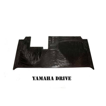 Black Rubber Golf Cart Mat A6847
