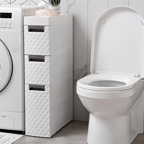 Narrow Slim Storage Cabinet with 2 Drawers C207046