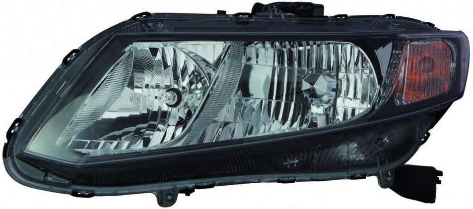 Headlight Assembly for Honda Civic Coupe 2013 2014 Passenger Side M923