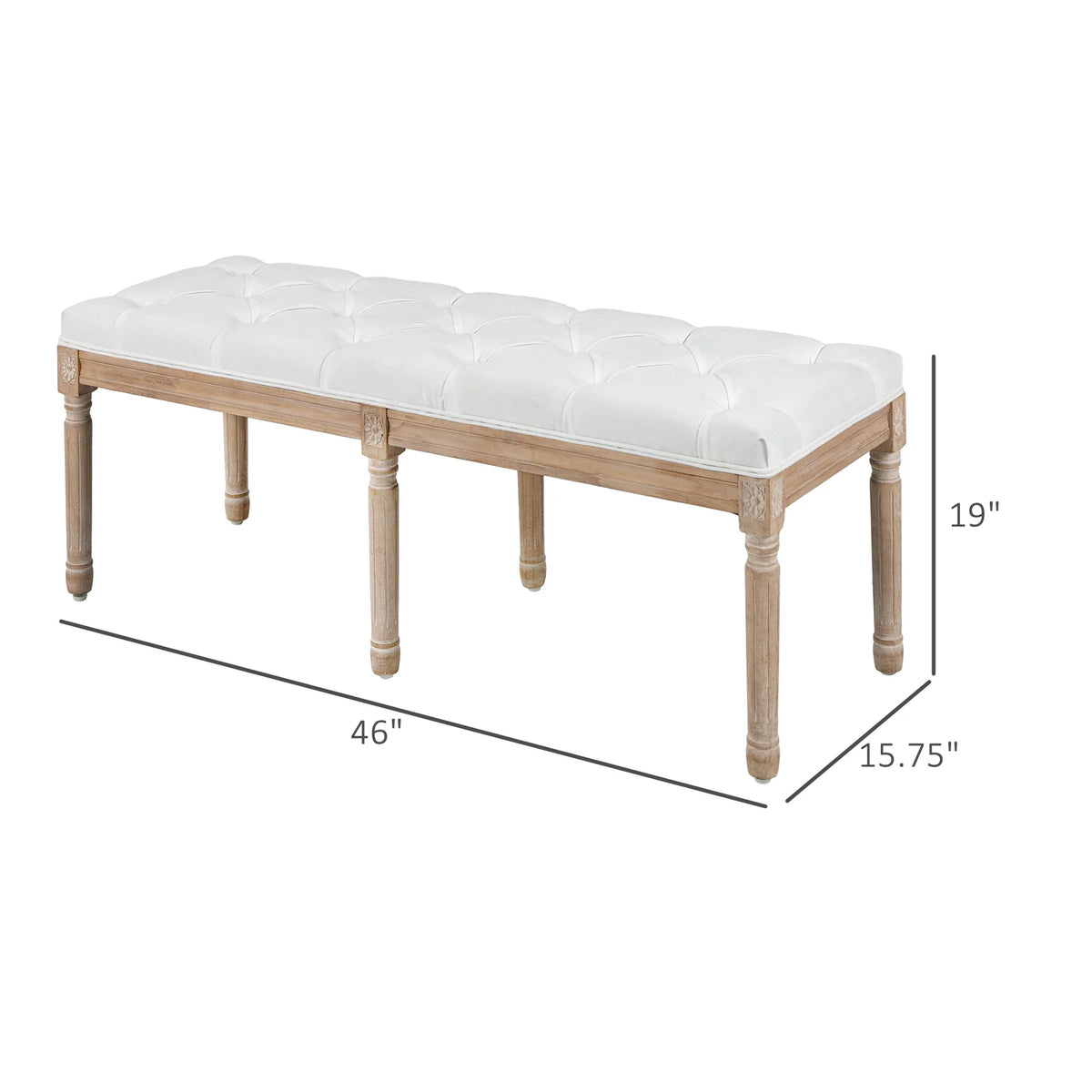 46" Upholstered Bed Bench Q988592