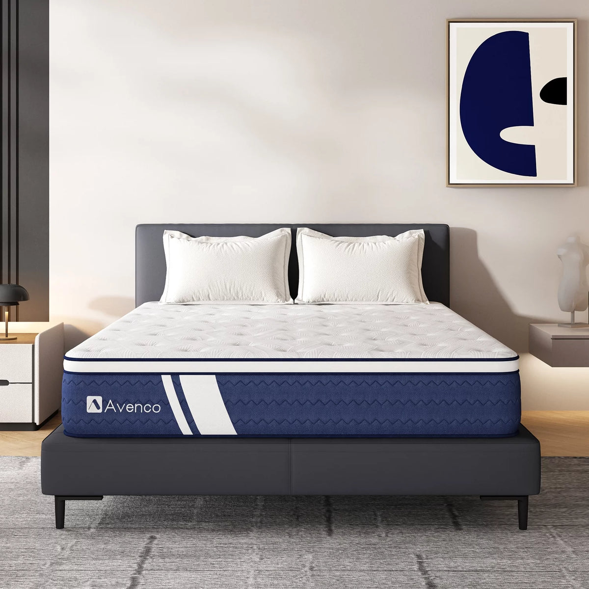 12" Gel Memory Foam and Pocket Spring Hybrid Queen Mattress F412570