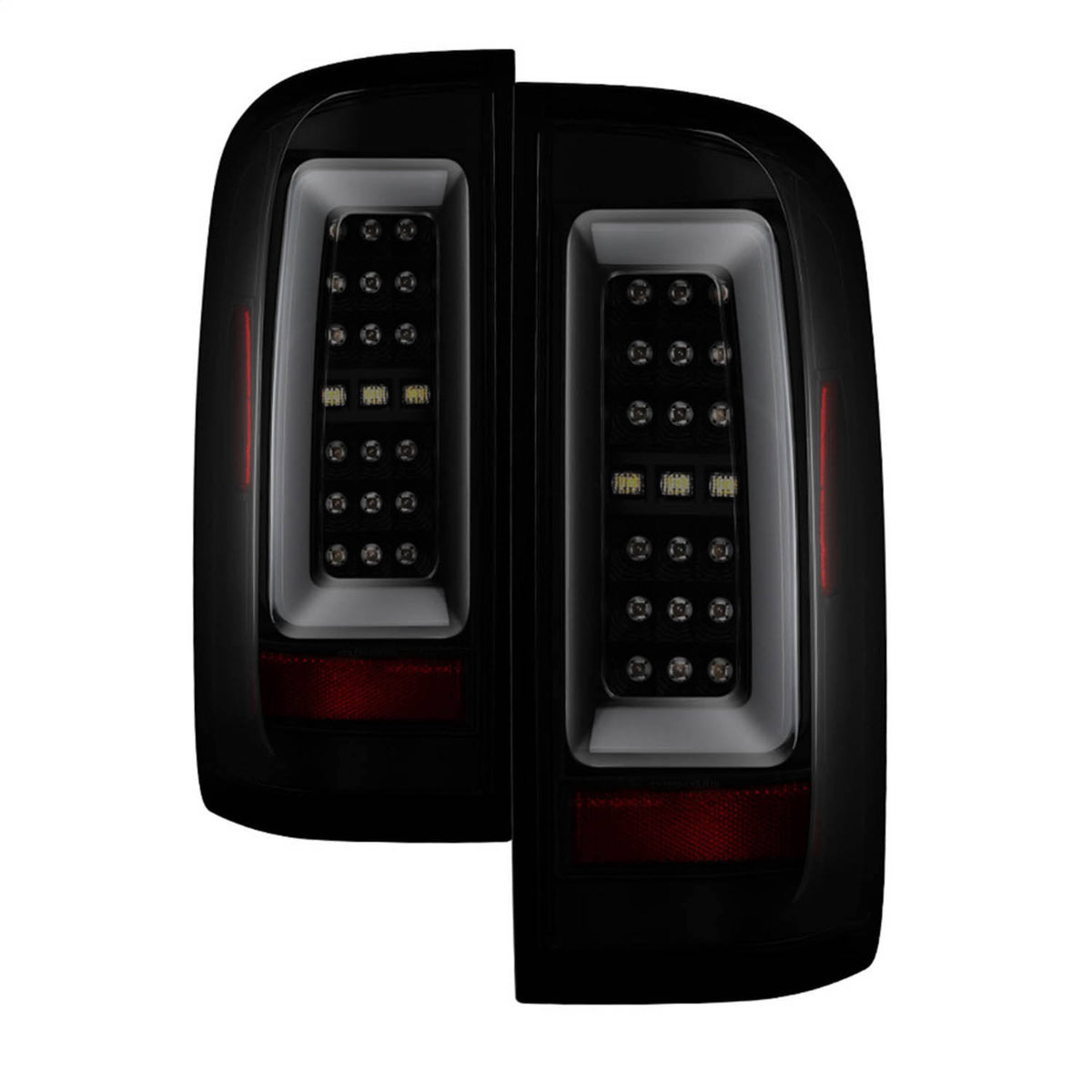 Black Smoke LED Tail Lights Y2556