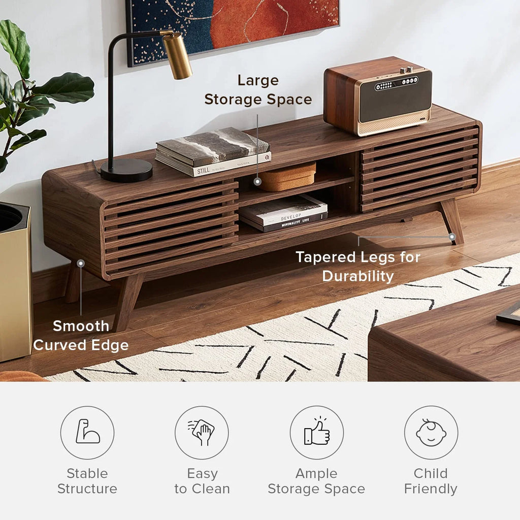 59 Mid-Century Modern TV Stand Console O960749