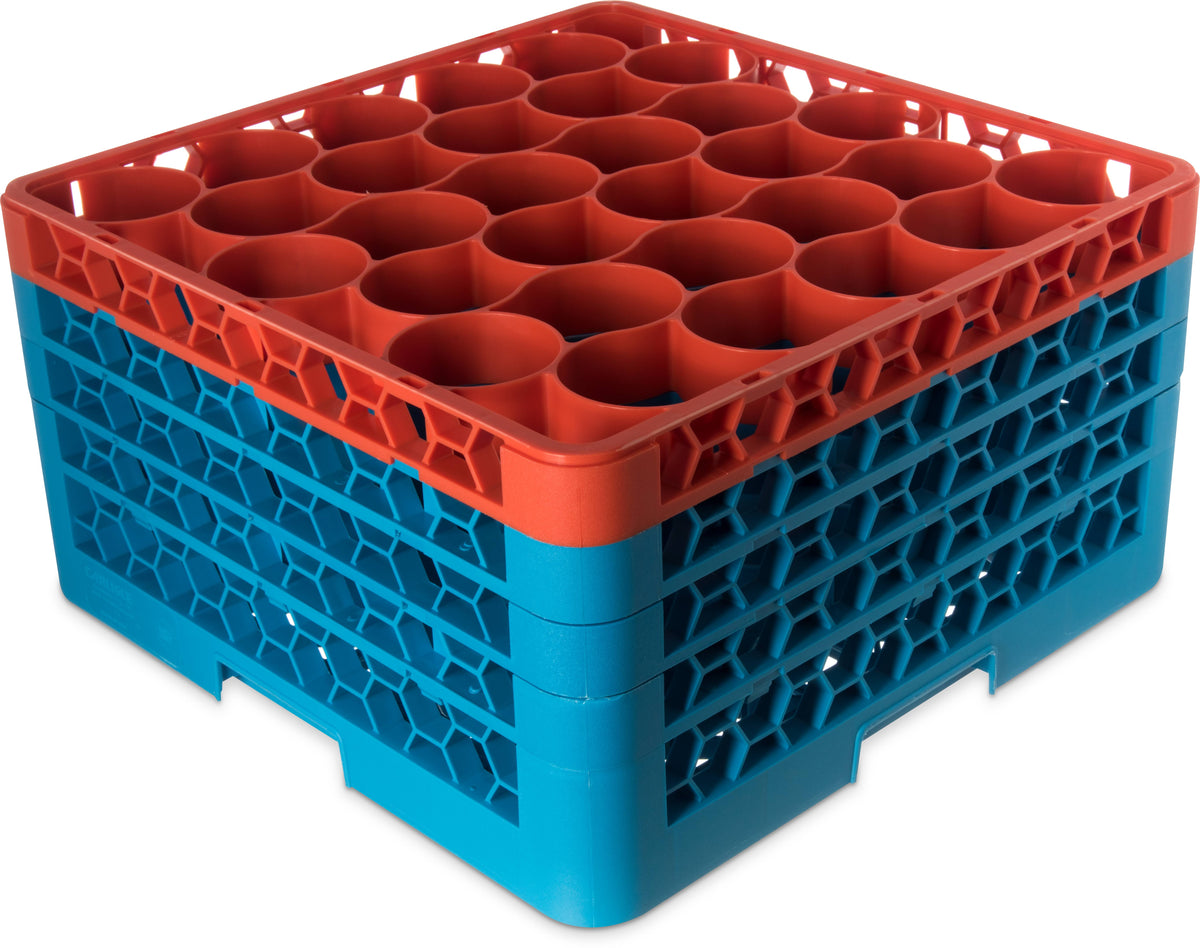 30 Compartment Glass Rack with 3 Integrated Extenders (2pk) R9471
