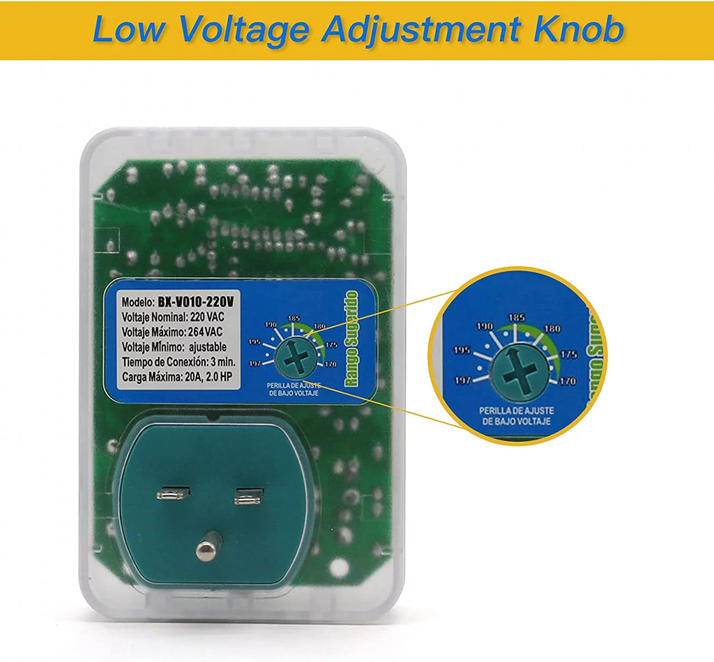 220V 2400W 20A Surge Protector Outlet 1 Pack W504