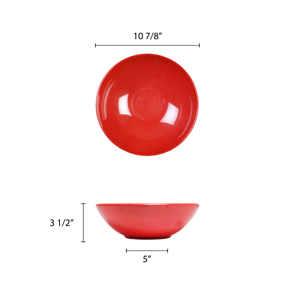 Passion Red Melamine Bowl 92 Oz X934040