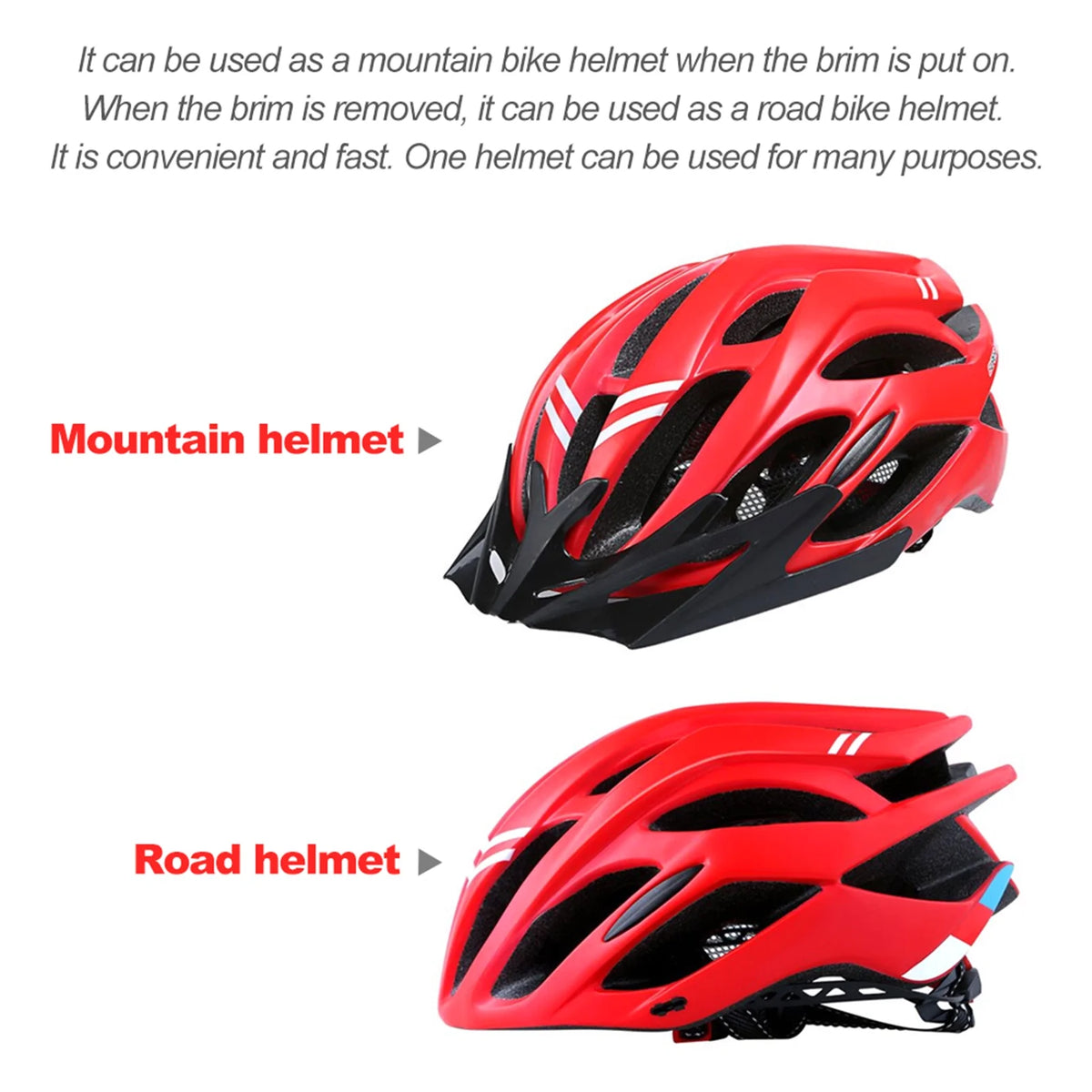 Adult Bike Helmet Cycle Mountain Helmet J939