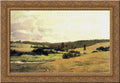 24x18 Gold Ornate Wood Framed Canvas Art A4296