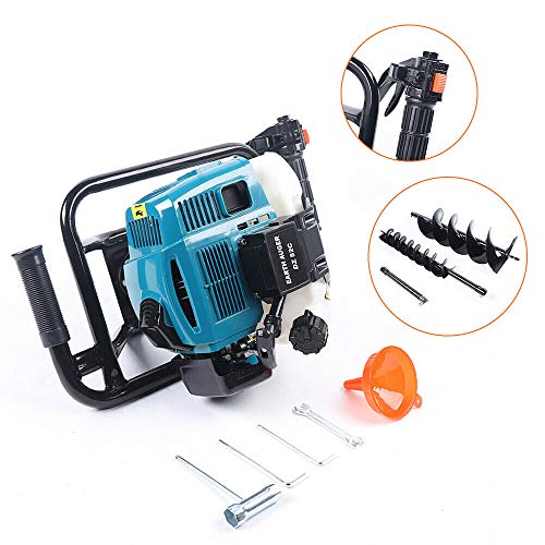 63cc Engine Post Hole Digger Earth Auger Borer G29179