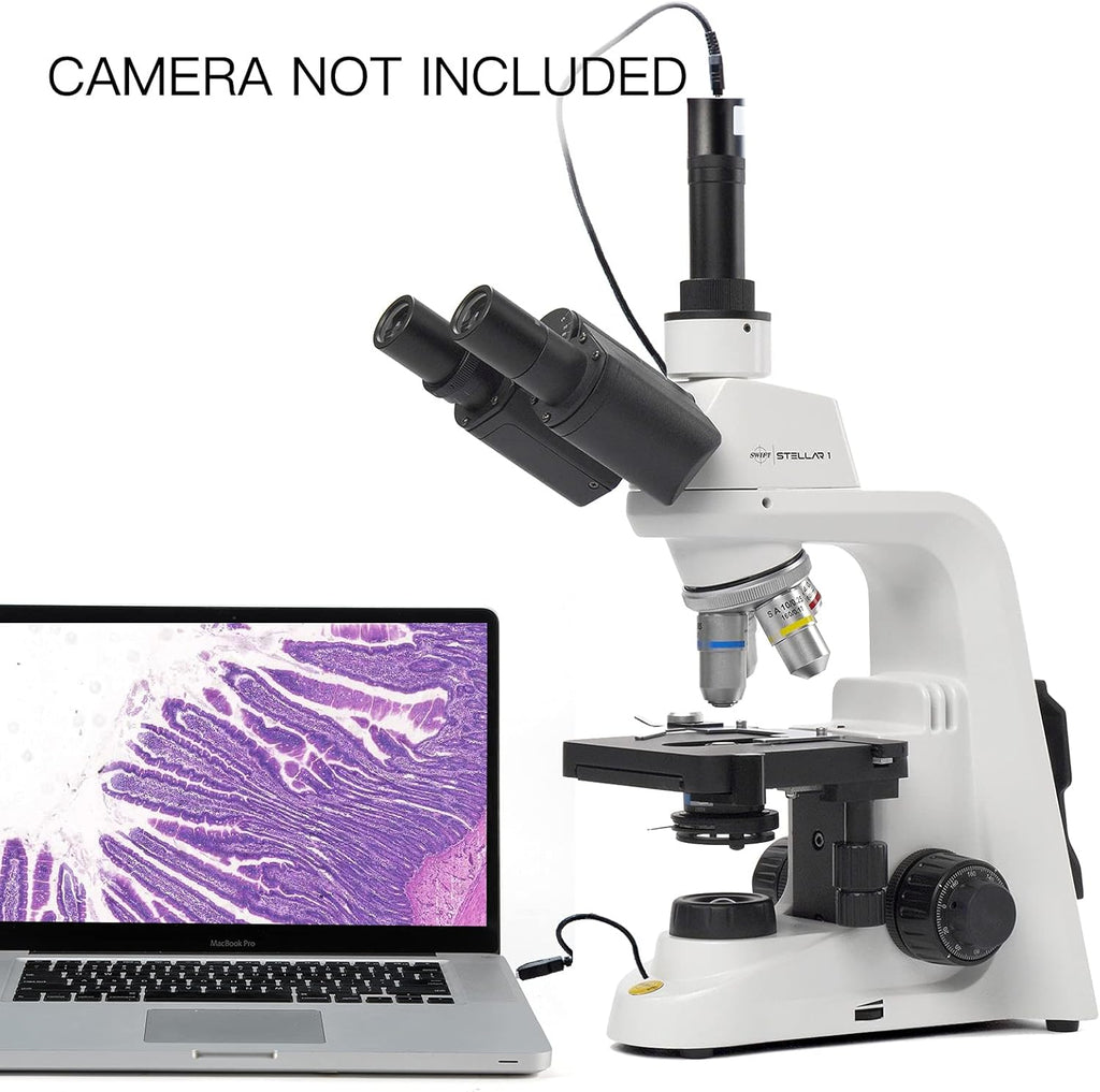 Compound Microscope 40X-2500X Magnification Trinocular G76275