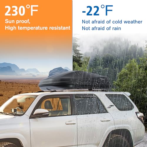 Gray 13 Cubic Feet Rooftop Cargo Box H531