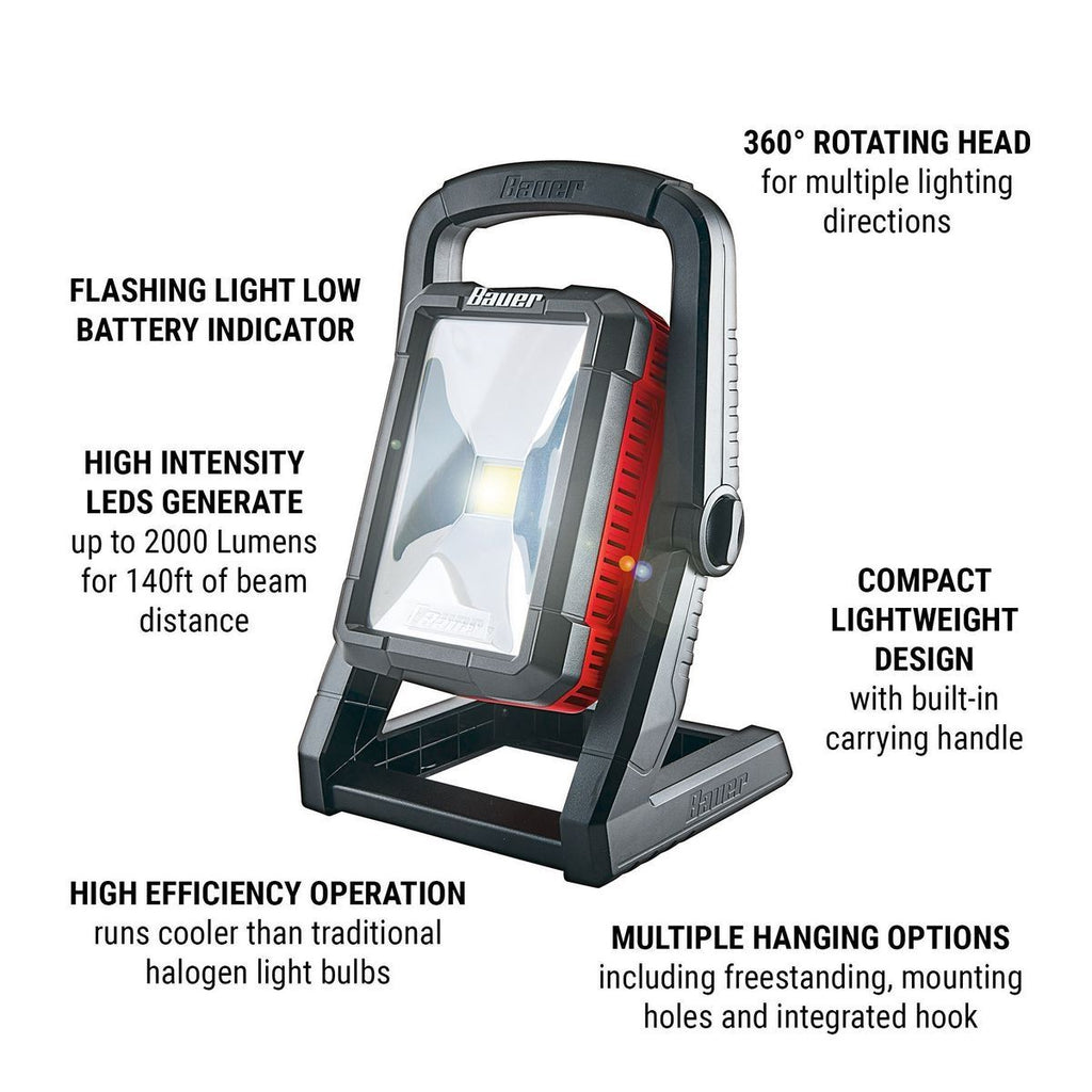 20V Cordless 2000 Lumen Work Light Y153317