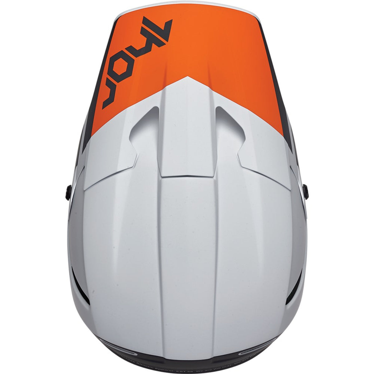 Offroad Motocross Dirt Bike Helmet - Gray/Orange - X-Small A59676