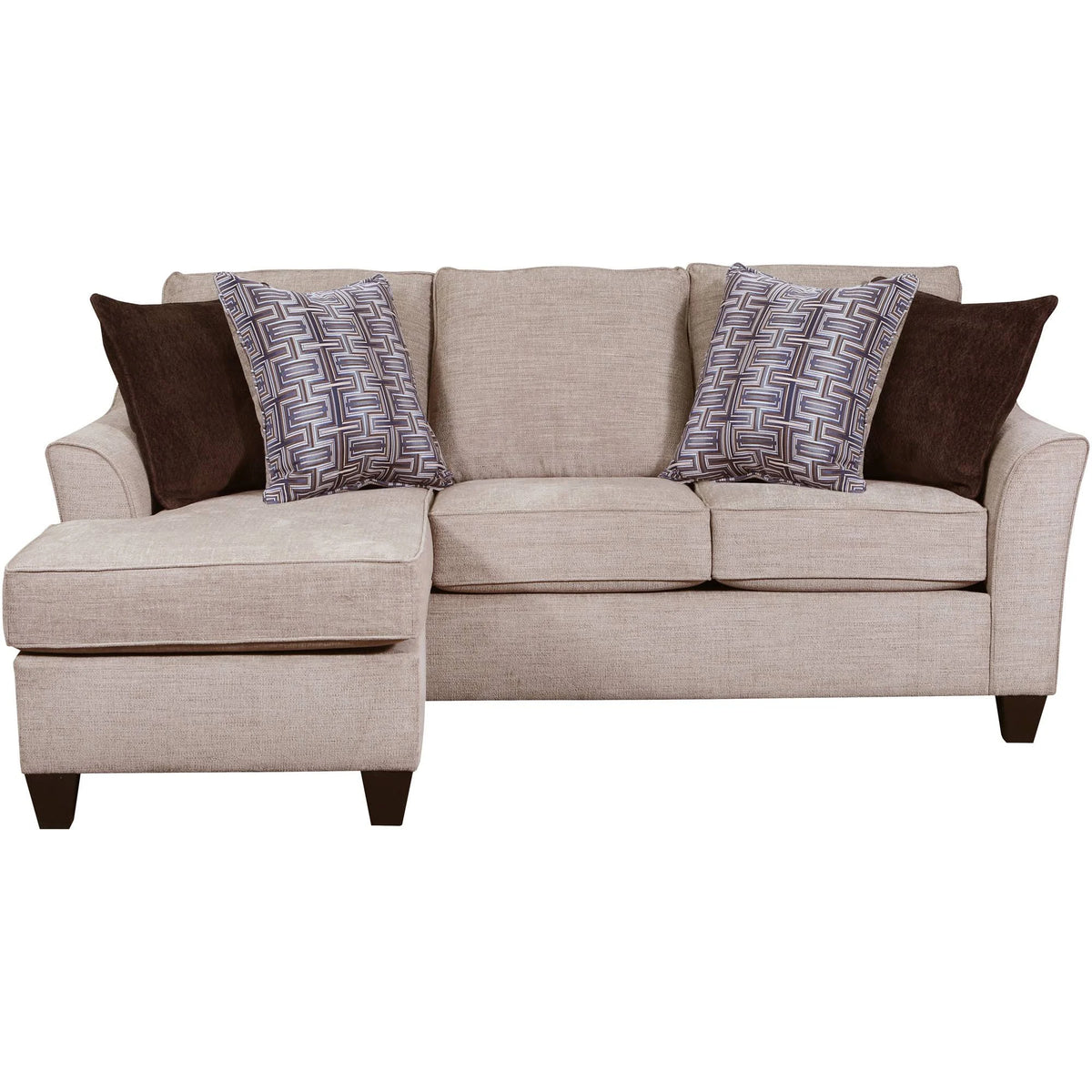 Taupe Sofa Chaise U478