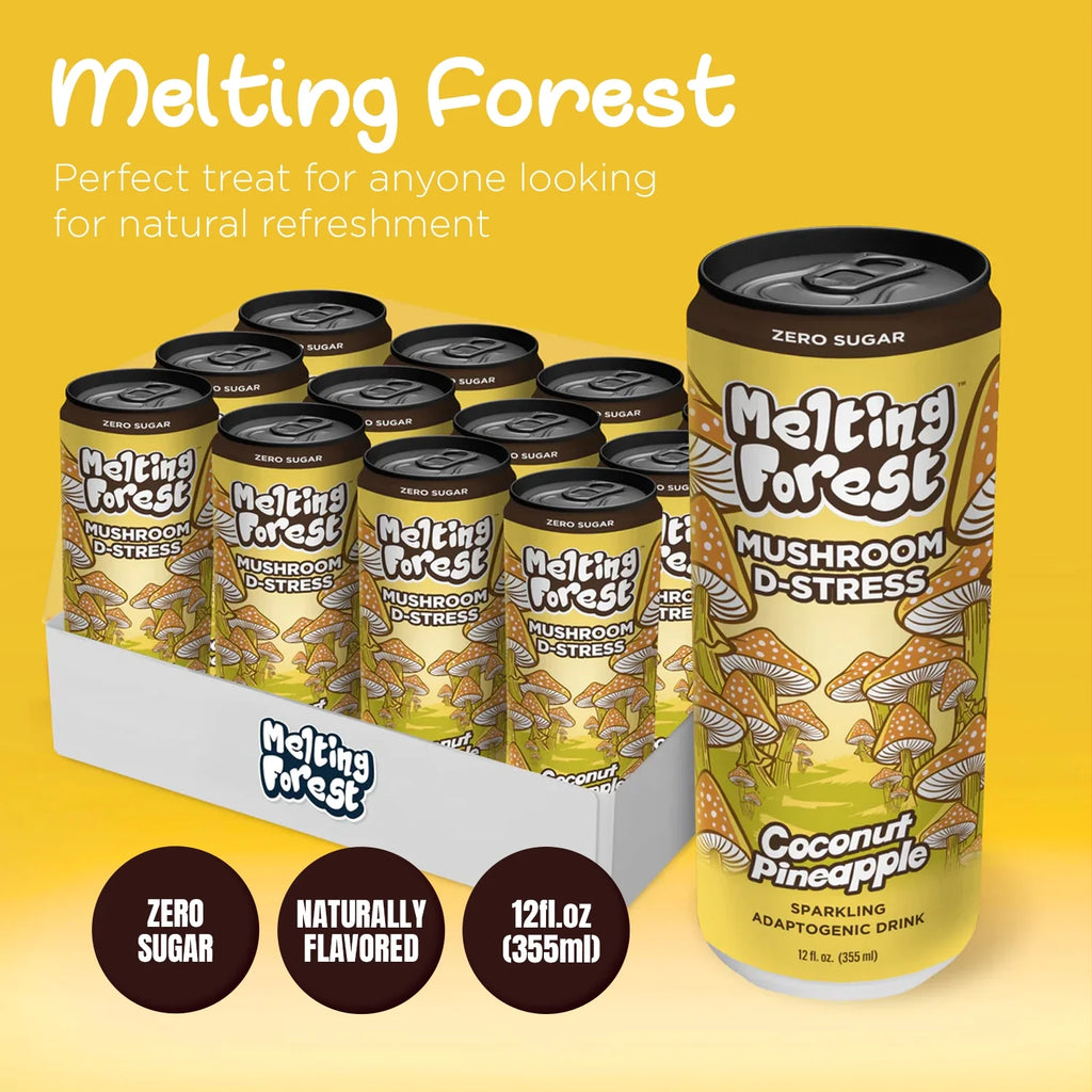 Coconut Pineapple Flavored Mushroom Sparkling Water Y57782